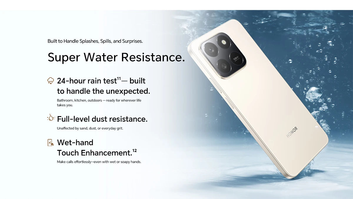 【Brand+】Global Version HONOR X7d 8GB+256GB Smartphone 6.77'' 120Hz TFTLCD Screen 108M Main camera 6500mAh 35W Supercharge