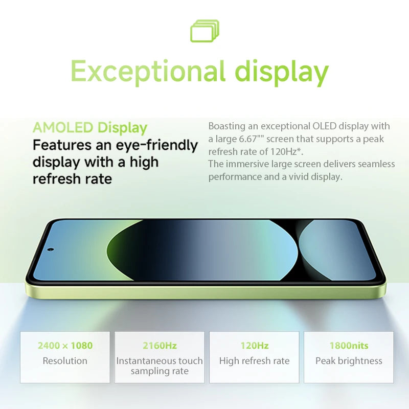 【Brand+】Global Version Xiaomi Redmi Note 14 MediaTek Helio G99-Ultra 108MP AI 5500mAh 6.67