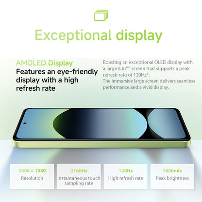 【Brand+】Global Version Xiaomi Redmi Note 14 MediaTek Helio G99-Ultra 108MP AI 5500mAh 6.67" AMOLED 120Hz Display