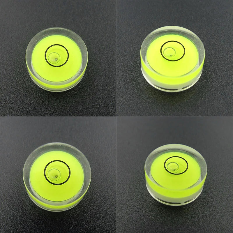 1pc Horizontal Precision Spirit Bubble Degree Mark Mini Round Bubble Environmental Bulls Eye Horizontal Leveler Measure Tools