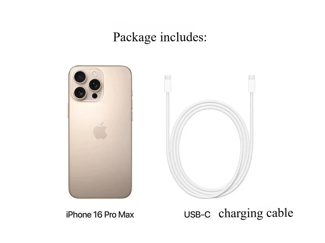 100% Original iPhone 16 Pro MAX Smartphone 6.9" Dual SIM Unlocked 5G Cell Phone Retina XDR OLED 6.3" 16 Pro 128GB/256GB/512GB/1T