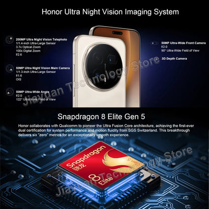 2025 HONOR Magic 8 Pro 5G Mobile Phone 6.71" 120Hz Display Snapdragon 8 Elite Gen 5 Camera 200MP Battery 7200mAh GMS Smartphone