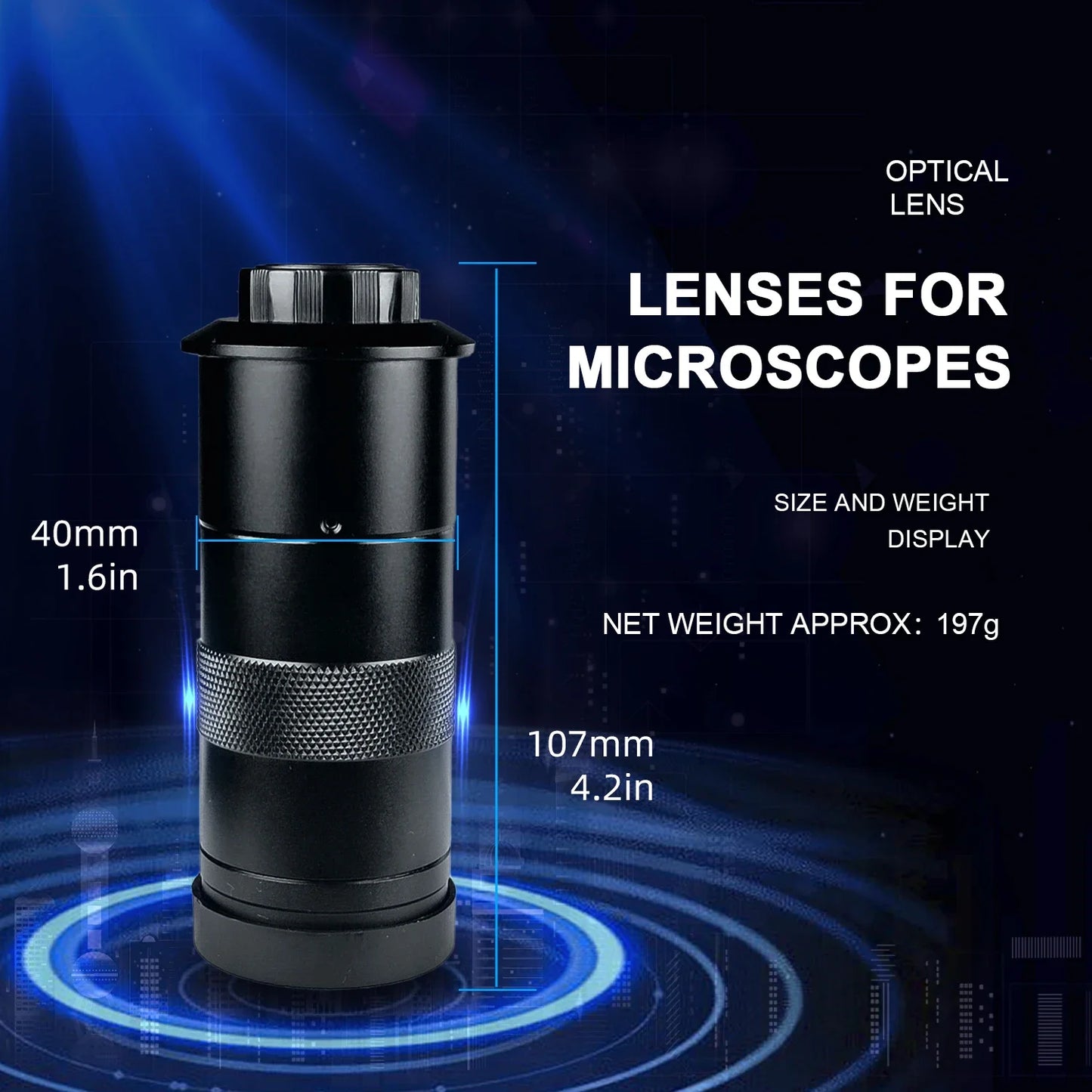 130X 150X 180X 215X zoom C Mount Lens Magnification Adjustable 0.7X~4.5X Optical Zoom Lens For HDMI USB Microscope Camera