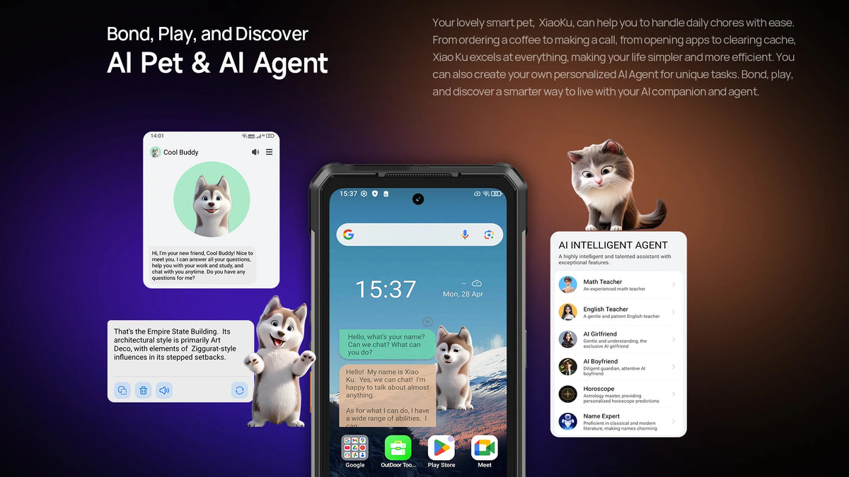 【World Premiere】Ulefone Armor 34 Pro 5G AI Rugged Phone 25500mAh Up to 32GB+512GB Built-in Projector 120Hz 6.95