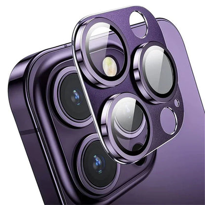 1Pcs Camera Protection Glass For IPhone 16 15 14 13 Pro Max Mini Lens Cover Glass For IPhone 15 14 16 Plus Lens Metal Ring Film