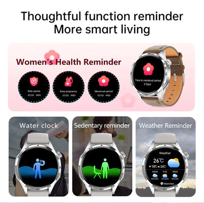 2025 New For HUAWEI Smart Watch Men GT5 PRO NFC GPS Sports Compass Fitness Heart Rate Bluetooth Call Smartwatch Watch 5 Pro
