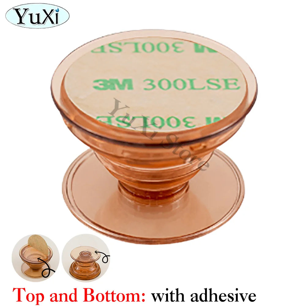 1Piece Phone Stand Mobile Phone Transparent Airbag Holder Material Lazy Retractable Colorful Phone Holder Support for iPhone